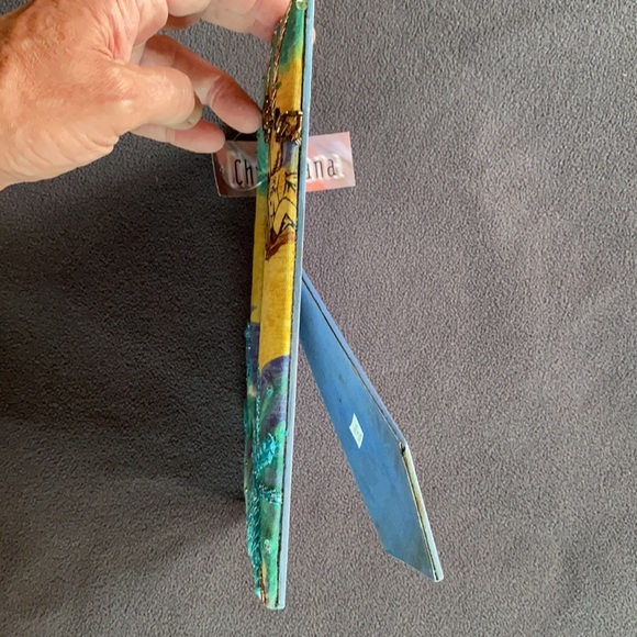 Photo Frame by Christiana Beaded Silk Brand New - Picture 4 of 12